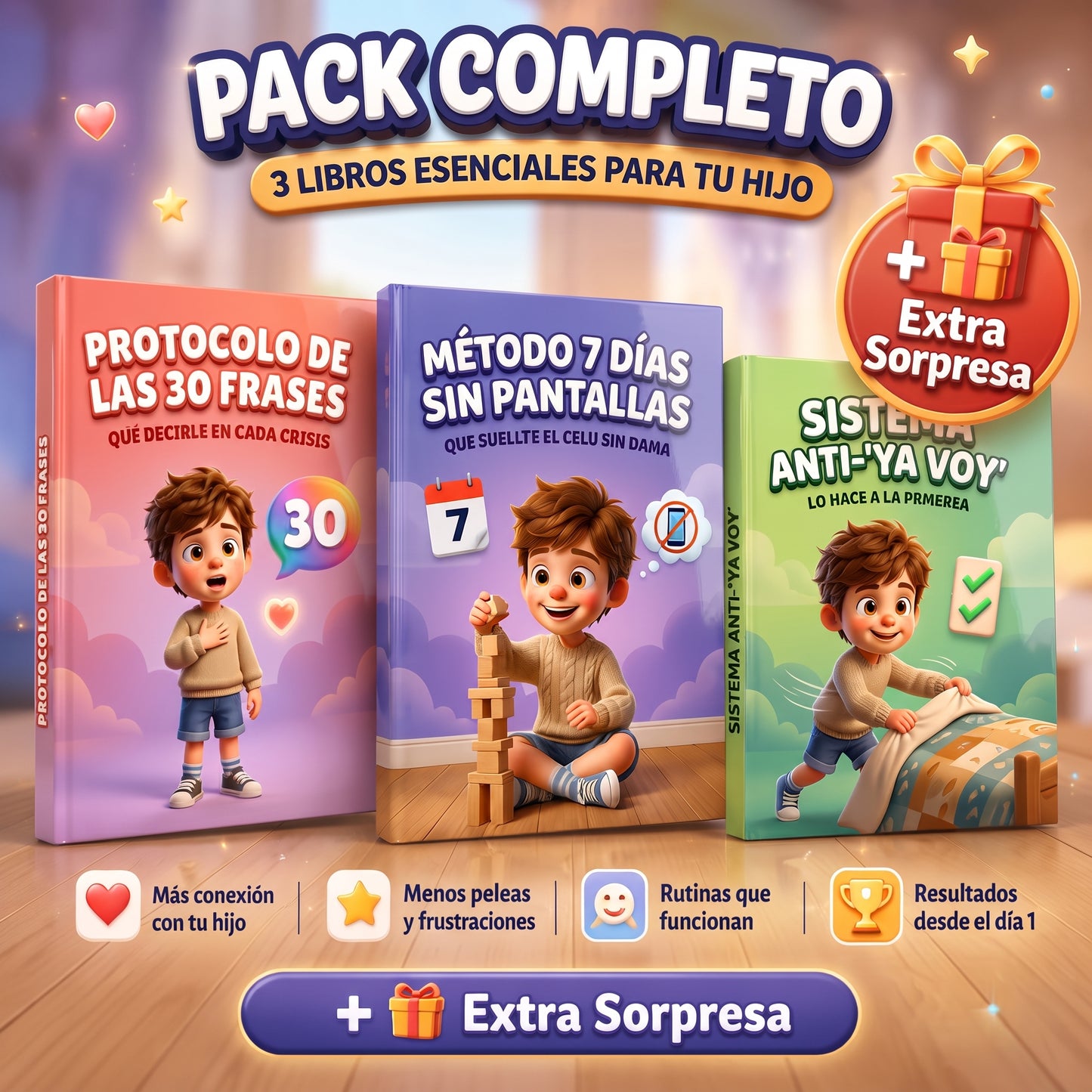 Pack Crecimiento Completo - Los 3 libros de arriba + 🎁 Regalo Sorpresa
